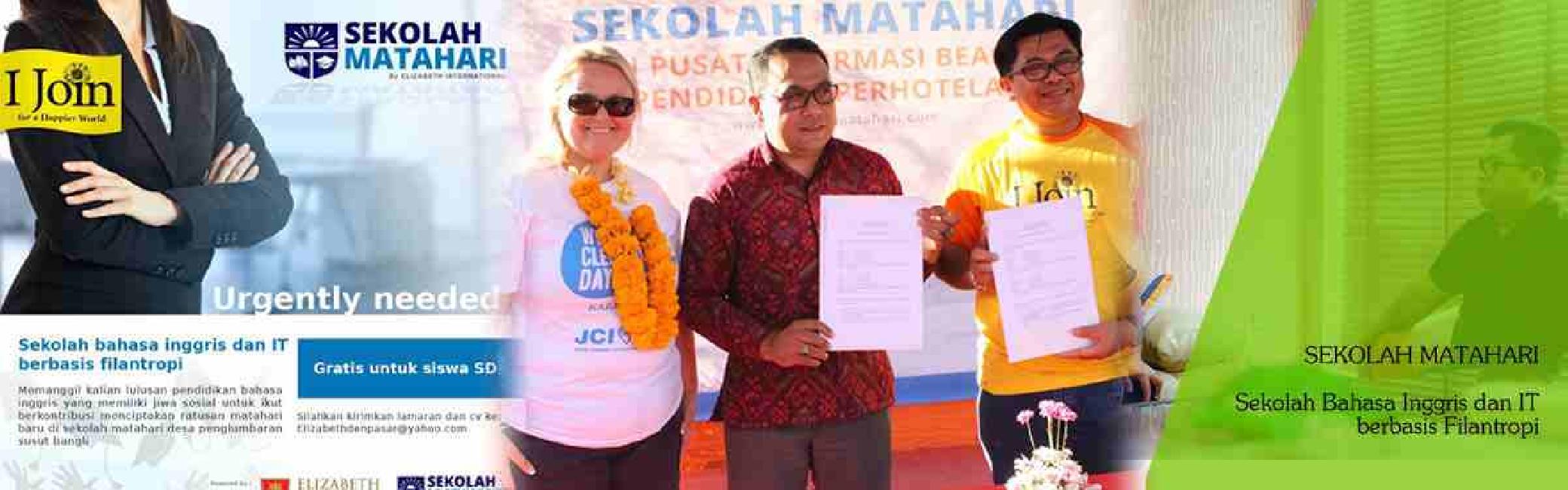 SEKOLAH MATAHARI, Inovasi Pendidikan Desa Penglumbaran